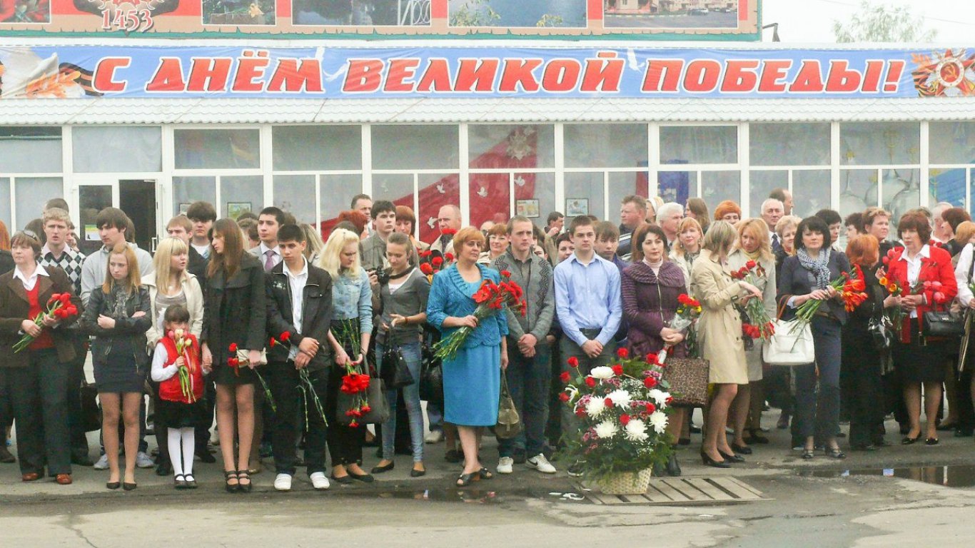 День Победы 9 мая 2012 в городе Бронницы, фоторепортаж