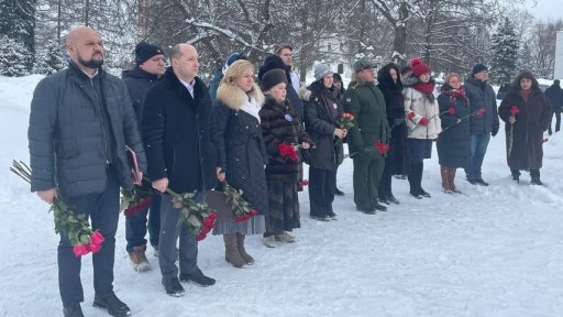 Митинг и возложение цветов, посвящённые Дню снятия блокады Ленинграда